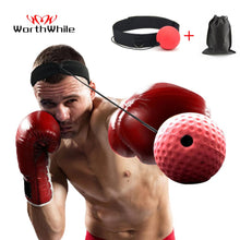 Load image into Gallery viewer, WorthWhile Kick Boxing Reflex Ball Head Band
