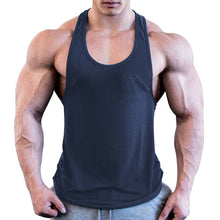 Load image into Gallery viewer, Gym Men Muscle Sleeveless Shirt Tank Top Bodybuilding
