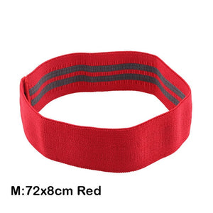 Anti Slip Cotton Hip Band Resistance Bands Booty Yoga